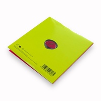 Album CD-R Progress avec étui portefeuille rouge et vert, impression offset, capacité 700 Mo