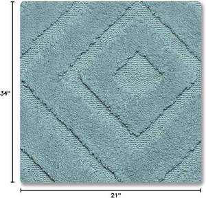 Alfombra de Baño de Lujo para Bañera y Ducha, Alfombra de Microfibra Suave y Absorbente, Alfombra de Baño Antideslizante, Alfombra de Baño Afelpada - Product Image 6