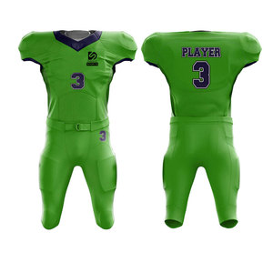 Best Quality American Football Uniforms Customizes Designs Printing Quick Dry Breathable Lightweight 100% Polyester Adults - Product Image 1