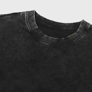 T-shirt unisexe moderne à coupe ample en coton épais, style streetwear décontracté, mode urbaine estivale, style USA - Product Image 5