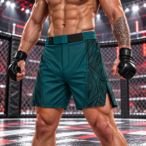 Private Label <b>Mens</b> MMA <b>Shorts</b> Flexible Performance Fabric Fightwear <b>Shorts</b> for Martial Arts Academies - Product Image 5