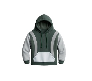 Sweat à capuche zippé personnalisé pour homme, en molleton épais 400 g/m², 100 % coton, respirant, écologique, de haute qualité, avec strass et effet délavé à l'acide - Product Image 1