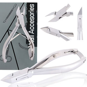 Cortacutículas Profesional de Acero Inoxidable con Doble Resorte, Precio Razonable, Cuchilla Angulada de Precisión, Herramienta para Uñas - Product Image 3