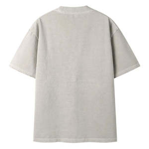 เสื้อยืดทรงบ็อกซี่ผ้าฝ้ายคุณภาพสูง 100% สำหรับผู้ชาย สไตล์สตรีทแวร์ เนื้อผ้าระบายอากาศ ป้องกันรอยยับ ปรับแต่งได้ - Product Image 4