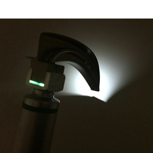 Ensemble de laryngoscope à fibres optiques Macintosh avec 4 lames et manche moyen, réutilisable, en acier inoxydable, qualité médicale CE ISO - Fournisseur OEM - Product Image 2