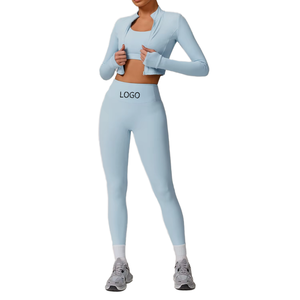 <b>Red</b> Solid 2 Piece Yoga Set Full Length Leggings <b>Crop</b> <b>Top</b> Mid Waist Heat-Transfer Printed Elastic Breathable Wrinkle Resistant - Product Image 3