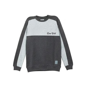 Custom <b>Athletic</b> Mens Performance Training Solid Lined Sweatshirt Breathable Fast Dry Gym Activewear Sports Fleece - Product Image 3