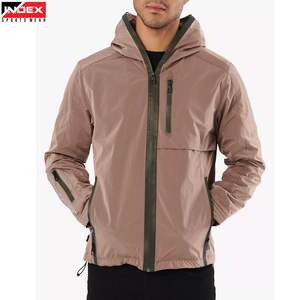 Chaqueta Cortavientos Moderna para Hombre, Ligera, Impermeable, con Cremallera y Capucha, Ropa Deportiva para Actividades al Aire Libre - Product Image 1