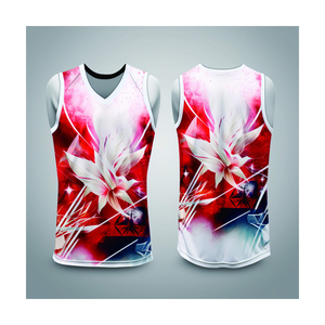 Custom Men's Breathable Quick Dry Tank Top Knitted Mesh Design for <b>Running</b> All Printing Casual Dye Sublimation Men's Tank Tops - Product Image 3