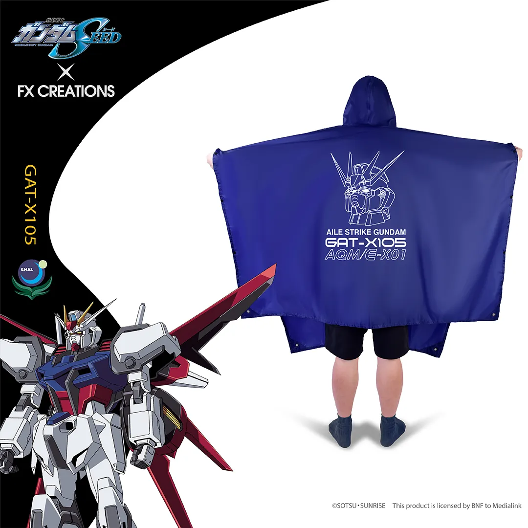 In Stock Best Quality Blue Raincoat Overcoat Strike Gundam Seed Casual Action Figures For Unisex
