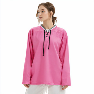 Camiseta de Hockey Sublimada de Manga Larga para Mujer, Personalizada 2026, para Entrenamiento, Unisex - Product Image 4