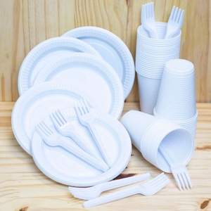Fourchette jetable écologique pour fêtes, pique-niques et traiteurs, fourchette en papier de 155 mm pour les glaces, les gâteaux et les desserts - Product Image 1