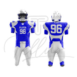 Uniformes de Fútbol Americano Juvenil de Alta Calidad para Entrenamiento, Uniforme de Fútbol Americano de 12 Paneles Cosido con Alta Calidad - Product Image 3