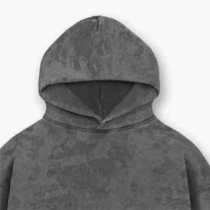 Sweat-shirt à capuche uni pour homme 2026, coupe classique, en coton tricoté, style décontracté automne, teinture unie, effet délavé à l'acide, en promotion - Product Image 2
