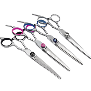 Ciseaux de barbier pour droitiers de 6,0 pouces pour usage domestique, outils de coiffure, acier inoxydable, pliables, légers - Product Image 1