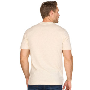 T-shirt en coton uni à manches courtes pour homme, personnalisable avec impression sérigraphique ou logo numérique, vente en gros - Product Image 4