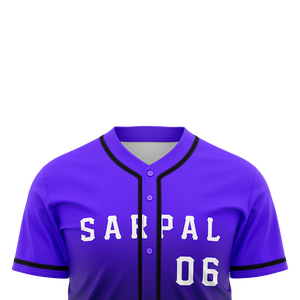 Camiseta de Béisbol de Manga Corta para Hombre, Diseño Personalizado, Impresión por Sublimación Completa, 100% Algodón - Product Image 2