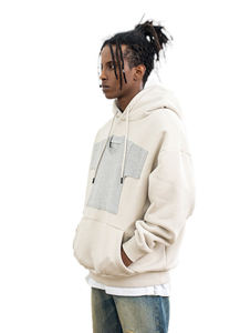 Survêtements personnalisés pour femmes, grammage lourd 500 GSM 350 GSM, en molleton polyester/coton, avec broderie, comprenant un sweat à capuche oversize et un short - Product Image 6