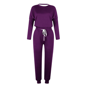 Long Sleeve Jacket Tracksuit High Quality Women's Tracksuit Sport 2-piece Set With Custom Logo Breathable Hooded Winter Jogging - Product Image 3
