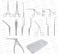 Ensemble d'instruments chirurgicaux diagnostiques ORL Otologie Rhinologie Laryngologie Septoplastie Kit médical Oreille Nez Gorge par Vaslcare