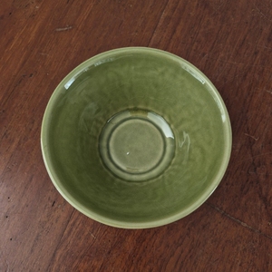 Bol à ramen en céramique vert olive brillant - Grès empilable pour restaurant, café et hôtel (HORECA) - Product Image 2