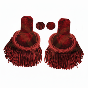Epaulettes Rojos Ceremoniales de Alta Calidad, Estilo Nuevo y Cómodo, Accesorios para Uniformes de Defensa Personal - Product Image 2