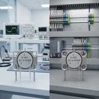 Circulateur RF à microbande X large bande 9-10 GHz haute performance à faible perte d'insertion, conception compacte pour satellite