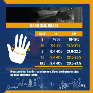 Gants en cuir synthétique industriel, paume renforcée, gants de protection pour travaux de construction lourds - Product Image 5