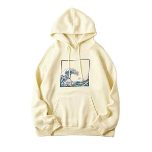 Sudadera con Capucha de Algodón con Estampado Gráfico, Estilo Urbano, Holgada, para Mujer, Talla Grande, Personalizada - Product Image 1