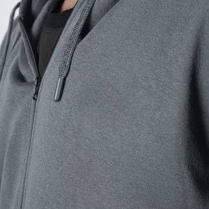 Conjunto de chándal para hombre, corte regular, 100% algodón, forro polar técnico de invierno, jogger de pierna ancha, sudadera con capucha con diseño de parches, traje de gimnasio de peso pesado - Product Image 4