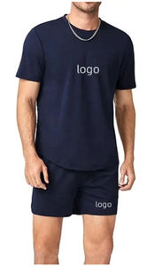 Conjunto de Verano para Hombre, Camiseta con Pantalones Cortos a Juego, Conjuntos Deportivos para Hombre, Camiseta y Pantalones Cortos para Hombre, Mujer y Unisex / Corsé Deportivo - Product Image 3