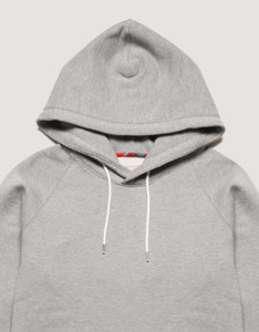 Sweat à capuche zippé en molleton gris basique pour homme, coupe régulière, chaud pour l'hiver, style streetwear, coupe oversize, cordon de serrage écologique - Product Image 5