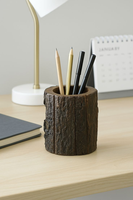Repose-stylo en bois courbé artisanal, finition naturelle, support de papeterie fait main pour la maison et le bureau |   Produits de qualité supérieure en gros