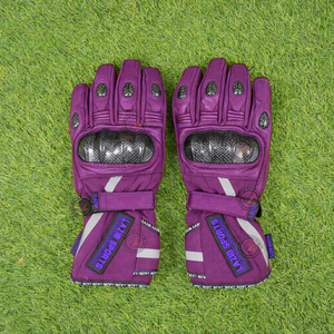 Guantes de Motociclismo Reflectantes e Impermeables, con Puño Largo, Construcción Textil, Palma de Cuero, Guantes para Moto, Suministro al por Mayor OEM - Product Image 1