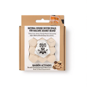 Cuentas Espaciadoras Redondas de Madera Natural para Guirnaldas de Macramé, Decoración del Hogar - Product Image 2