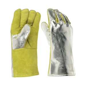 Gants de soudure en cuir de vachette de qualité supérieure, résistants à l'abrasion, pour travaux lourds, pour la lutte contre les incendies et le barbecue - Product Image 5