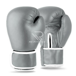 Gants de boxe professionnels en cuir de vachette personnalisés de haute qualité 10 oz pour adultes, antidérapants, fermeture auto-agrippante, sur mesure - Product Image 5