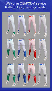 Pantalones de uniforme de béisbol de softbol impresos por sublimación personalizados de fabricante personalizado - Product Image 6