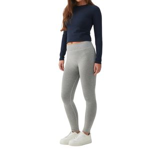 Leggings de Yoga Personalizados al por Mayor para Mujer, Cintura Media, Antibacterianos, Transpirables, Gruesos, de Secado Rápido, Elásticos, para Entrenamiento y Fitness - Product Image 1