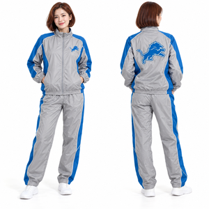 Conjuntos de Chaquetas Cortavientos Personalizadas para Mujer, Ropa Deportiva, Suministro al por Mayor OEM, Ropa de Equipo, Ropa Universitaria, Uniforme de Club, Ropa Urbana de Moda - Product Image 4