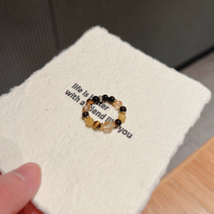 Bague en pierres précieuses jade vintage pour femme pour la richesse et la chance - Product Image 2