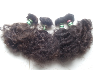 ผมแท้ 7HILLSHUMANHAIR เกรดพรีเมียม 100% ธรรมชาติ ผมอินเดียแบบเวฟ  แบบต่อผมเส้นเดียว  ไม่ผ่านการแปรรูป  แบบเรมี่  ปลายผมดัดลอน - Product Image 1