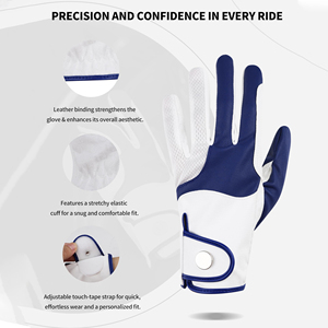 Guantes de Equitación de Alto Rendimiento con Palma con Impresión Digital y Agarre Antideslizante, Guantes Deportivos para Carreras de Caballos en Venta - Product Image 2