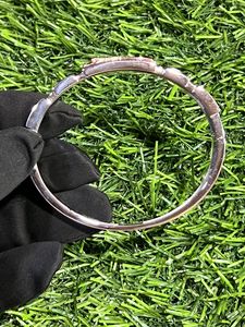 925 Sterling <b>Silver</b> Moissanite ID <b>Bracelet</b> Bar Link <b>Bangle</b> High Polish Men's Luxury Jewelry IGI Certified for Wedding Daily Wear - Product Image 3