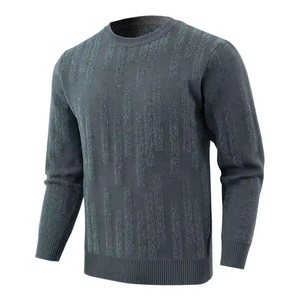 Custom High Quality Fashion <b>Men</b> Clothes Knitted Knit <b>Pullover</b> Crew Neck Sweater for <b>Men</b> Clothing <b>Men</b> Sweaters - Product Image 3