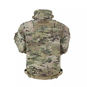 Veste de chasse en toile à capuche professionnelle OEM, coupe-vent, couleur unie, vêtements de travail d'extérieur, grande taille - Product Image 2