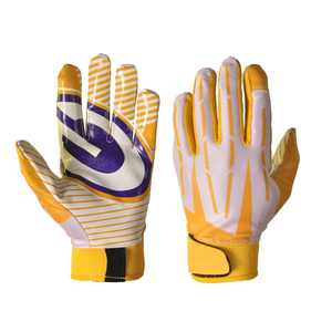 Gants de football américain Sialkot en néoprène respirant et léger, en cuir synthétique, à doigts entiers, pour une utilisation en extérieur en hiver - Product Image 4