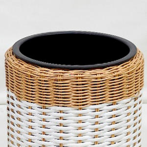 Artex Dong thap ตะกร้าหญ้าทะเลงานหัตถกรรมธรรมชาติทำมือผักตบชวาทอผ้าชาวไร่ - Product Image 4