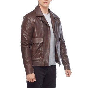 High Quality Custom Design Genuine <b>Leather</b> <b>Jacket</b> for Sale 2026 Customized Top Design <b>Men</b> <b>Leather</b> <b>jacket</b> for <b>men</b> - Product Image 5