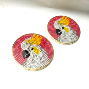 Handmade Wood Cute Eco-Friendly Round <b>Coaster</b> Set Decorative <b>Drink</b> <b>Coasters</b> for Coffee Table Home Decor - Product Image 6